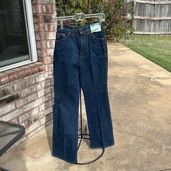 NOS Levi’s 1977 Deadstock Blue Denim Jeans 26503 sz 7 USA Made Old Stock - Picture 3 of 10